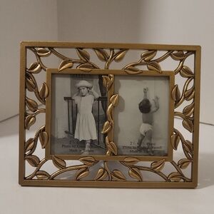 Vintage Gold Leaf Vine Picture Frame 5"×7"